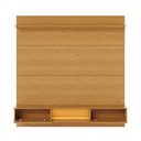 Ver imagem 2 de Painel Home Suspenso Bali com Nicho e LED para TV até 60 Polegadas Naturale Colibri