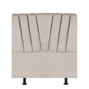 Ver imagem 1 de Cabeceira Estofada Cama Box Solteiro Bélgica 110cm Courino:bege
