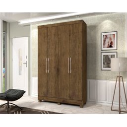 Guarda-Roupa Malibu 4 Portas Jequitiba - 1 Guarda-Roupa Malibu 4 Portas Jequitiba - 1