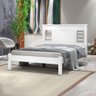 Cama Casal Raissa Branco - 1