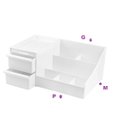 Ver imagem 3 de Organizador Mesa Cosméticos Maquiagem Escritório Home Office