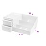 Organizador Mesa Cosméticos Maquiagem Escritório Home Office - 3