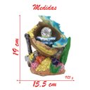 Ver imagem 2 de Fonte De Água Decorativa Cascata Fundo Do Mar Em Resina - 220V