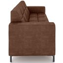 Ver imagem 6 de Sofá 3 Lugares Sala Living Industrial 200cm Senna K01 Couríssimo Marrom - Lyam Decor