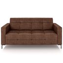 Ver imagem 3 de Sofá 3 Lugares Sala Living Industrial 200cm Senna K01 Couríssimo Marrom - Lyam Decor