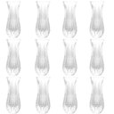Ver imagem 1 de Conjunto 12 Vasos 15cm Queen Wolff Cristal Transparente Flor