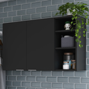 Ver imagem 3 de Armário de Parede Aéreo Cozinha Organizador Quarto Multiuso Lavanderia Supenso Superior Embutido Ópe