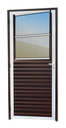 Ver imagem 1 de Porta de Sala Alumínio 86 Dir V.Refl.Mix Corten Brimak