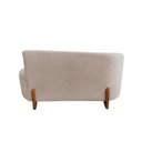 Ver imagem 7 de Namoradeira Sofá Feijão Lounge 120cm Orgânica Suede Bege