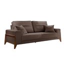 Ver imagem 1 de Sofá 4 Lugares Living M-130 Veludo Martins Marrom