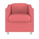 Ver imagem 4 de Kit 04 Poltronas Tilla Consultório Dentista Recepção Sala Cor:rosa