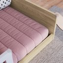 Ver imagem 3 de Cama Infantil de Chão Montessoriana de Solteiro para Menino e Menina com Grade de Proteção