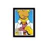 Quadro Homer Simpsons Donuts Desenho Sala Quarto Preto - 1