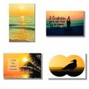 Ver imagem 1 de Kit 4 Placas Decorativas 20 X 30 Cm - Coleção Mar 4