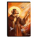 Ver imagem 1 de Quadro De Pintura São Francisco De Assis 105X60Cm-1518