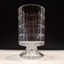 Ver imagem 2 de Vaso Decorativo Enfeite Planta Redondo com Pé Vidro 10x17x17cm Transparente
