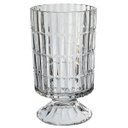 Ver imagem 1 de Vaso Decorativo Enfeite Planta Redondo com Pé Vidro 10x17x17cm Transparente