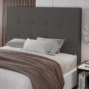 Ver imagem 1 de Cabeceira Cama Box Casal Queen Size Luana 160cm Linho Cinza - Abmaza