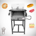 Ver imagem 4 de Forno de Pizza Industrial à Gás com Infravermelho 45x60cm Inox - MR Fogões