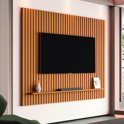 Painel para Tv Ripado até 65 Polegadas Mega 1,80m Cedro Edn - 2