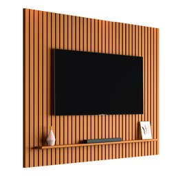 Painel para Tv Ripado até 65 Polegadas Mega 1,80m Cedro Edn - 1