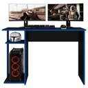 Ver imagem 4 de Mesa Gamer 108 cm Essence Play Preto Azul Rudk