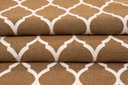 Ver imagem 3 de Tapete Capacho Porta Entrada 65CMX40CM Arabesco Caramelo Cru