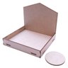 Kit 10 Bandeja mdf expositor disco brownie palha 17 x 15 cm - 2