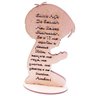 Kit 10 Menino rezando mdf 15 cm e base Oração Anjo da Guarda - 1