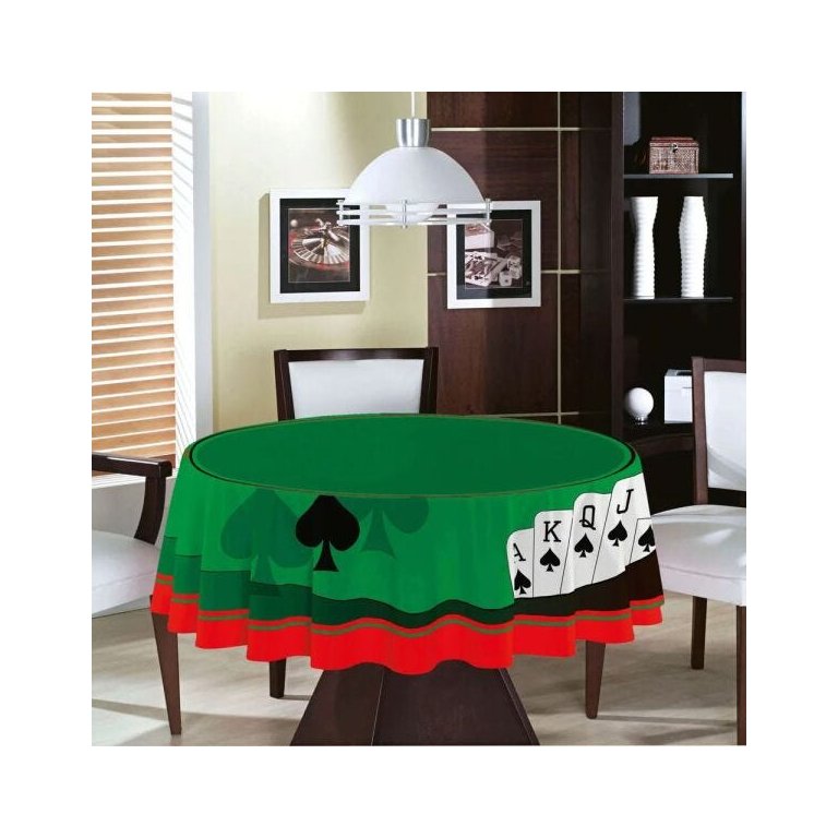 Toalha de Mesa para Carteado Redonda Teka 1,60