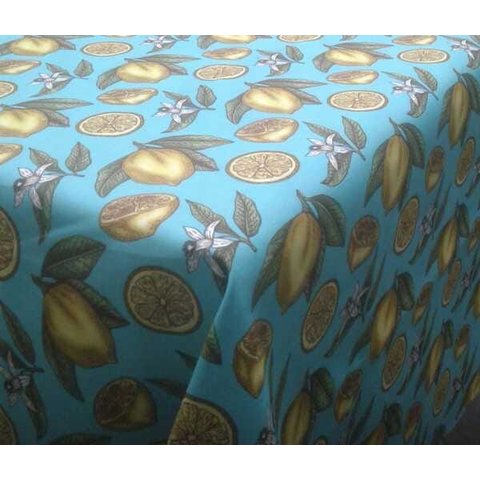 Toalha de Mesa Quadrada Impermeável 160x160 cm Limao