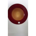 Ver imagem 1 de Prato Luci Vermelho com Ouro 34 cm