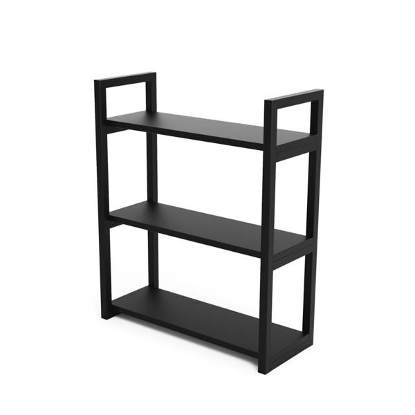 Estante Suspensa 3 Prateleiras Móbrigui Decor MD00 60x50x20 Preta - 1
