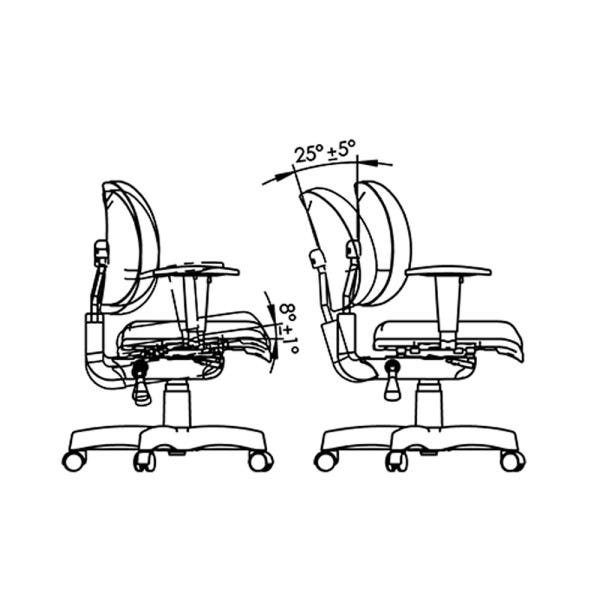 Cadeira Executiva Giratória Martiflex Internauta Premium NR17 N-Int6022Pt25Copt Couríssimo Preto - 4