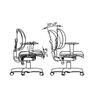 Cadeira Executiva Giratória Martiflex Internauta Premium NR17 N-Int6022Pt25Copt Couríssimo Preto - 4