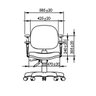 Cadeira Executiva Giratória Martiflex Internauta Premium NR17 N-Int6022Pt25Copt Couríssimo Preto - 2