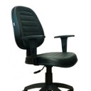 Ver imagem 3 de Cadeira Executiva Giratória Martiflex Internauta Premium Int1105Pt25Ptcopt Couríssimo Preto