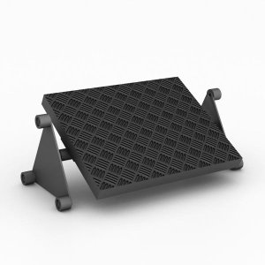 Apoio para os Pés Martinucci 3 Posições APPESBPPT Preto
