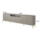 Ver imagem 3 de Rack para Sala 4 Portas Brisadas MDF L220 X A65cm