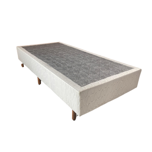 Base Box Viuvo Solteirao Somier Branca 108x198x25 + Pés