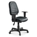 Ver imagem 1 de Cadeira Executiva Giratória Martiflex Internauta Premium NR17 Int0219Pt96Ptcopt Couríssimo Preto