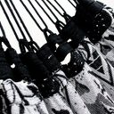 Ver imagem 2 de Rede de Dormir Casal Indiana Preto com Branco