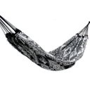 Ver imagem 1 de Rede de Dormir Casal Indiana Preto com Branco