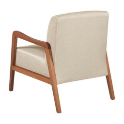 Poltrona Kayla em Linho Agarb Decor:linho Bege Claro - 4