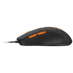 Mouse Gamer Multilaser 3200DPI 6 Botões Preto/Laranja com Mouse Pad - MO274 - 1