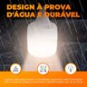 Luminária de Emergência Recarregável 48w Lâmpada em Led de À Prova D'água Usb - 7