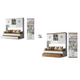 Quarto Infantil Modulado Ônix 4 Peças Bicama Flex Peternella - 3