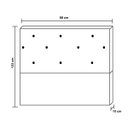 Ver imagem 2 de Cabeceira Santo Box Suede Marrom 123x88x10