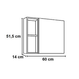 Espelho para Banheiro em Aço Ameixa Branca - Cozimax - 3