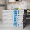 Kit 10 Pano de Prato Atoalhado Para Cozinha Felpudo Malta 45x70cm 370g/m² 100% Algodão - 3